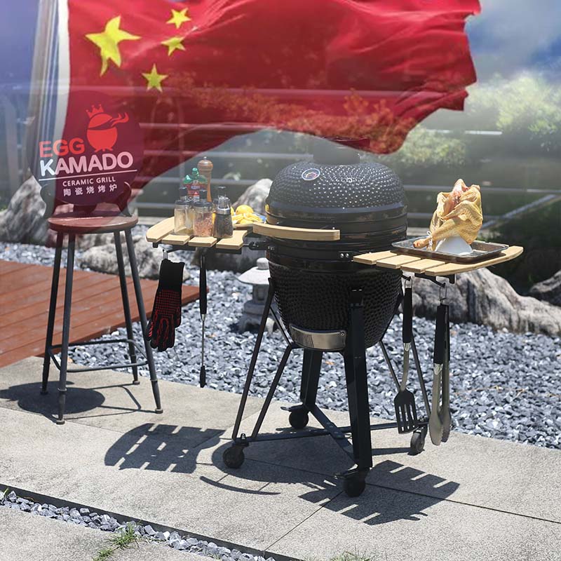 China national bbq party by use ceramic kamado